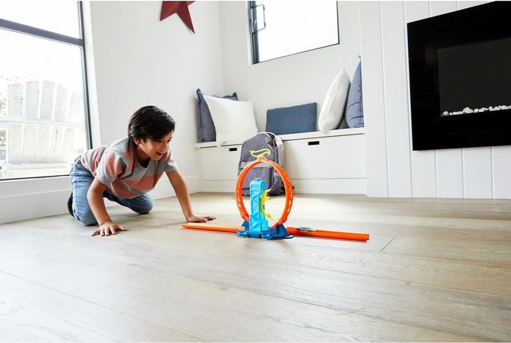 Image du produit Hot Wheels Coffret Lanceur et Looping Track Builder - Circuit Petite voiture - A partir de 6 ans