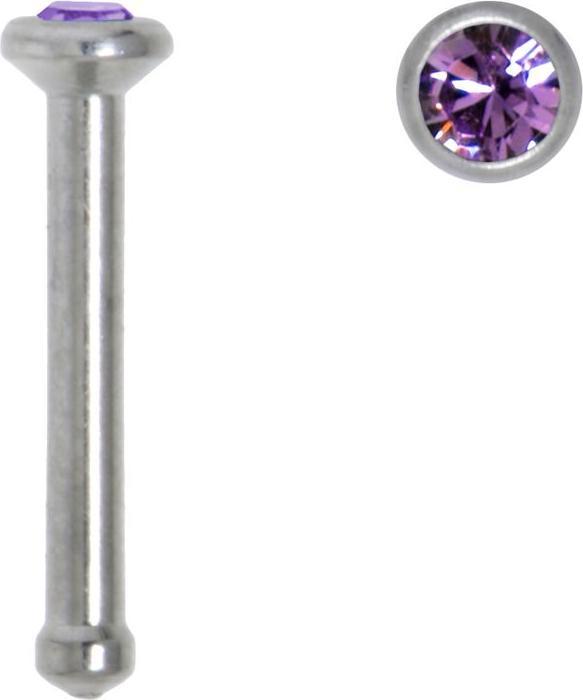 Bijouteria Nasenpiercing (Edelstahl, Kristall)