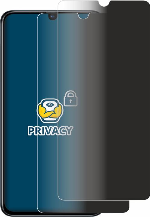 Productafbeelding BROTECT Anti-spionnetje privacyfolie Beschermfolie tegen blauw licht (2 Stuk, Samsung Galaxy A70)