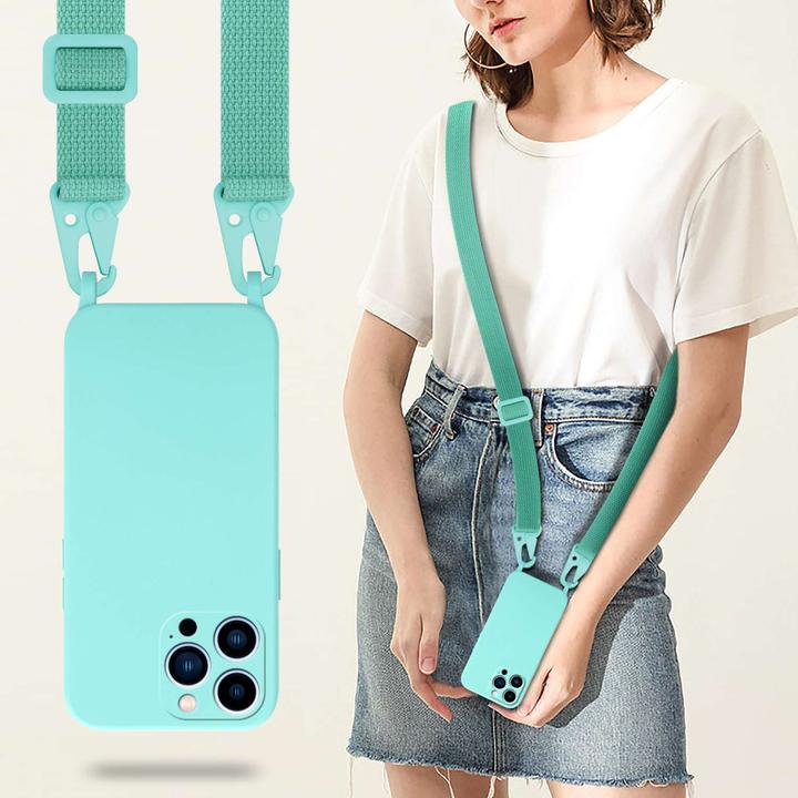 Produktbild Cadorabo TPU Cover Handy Kette Liquid (Apple iPhone 13 Pro)