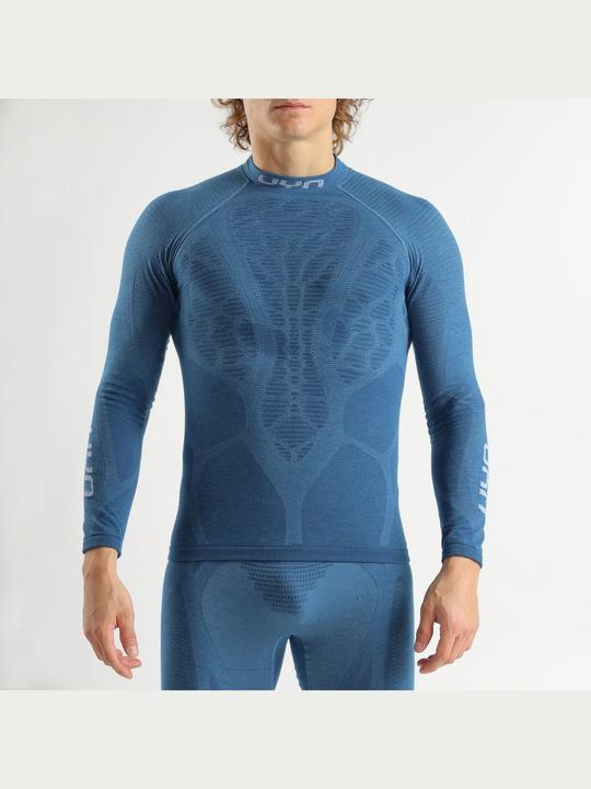 UYN Mann Elevatyon Biomorph Uw Shirt Langarmkragen