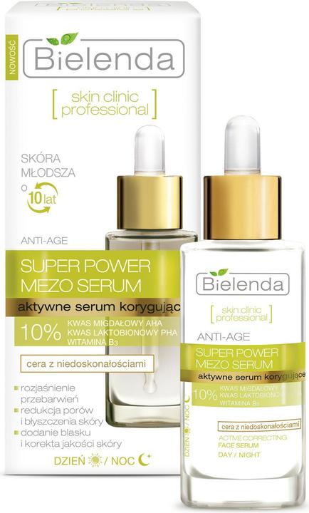 Actual product image Bielenda Skin Clinic Professional active corrective serum for skin with imperfections day/night
