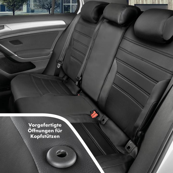 Actual product image Walser Seat cover for Skoda YETI (5L) 05/2009-12/2017, 1 rear seat cover