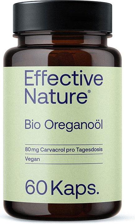 Image du produit Effective Nature Huile d'origan en gélules (60 pièce(s), Capsules, 30 g)