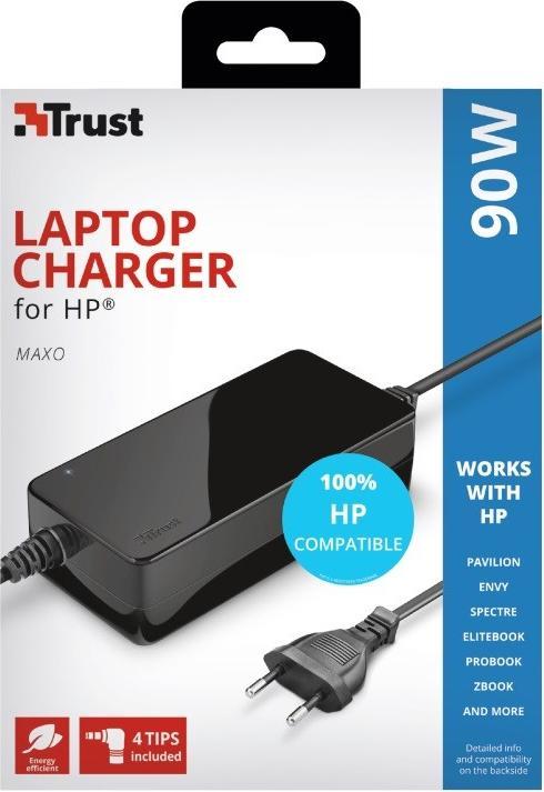 Produktbild Trust Netzteil 90 W Maxo für HP Notebooks (90 W)