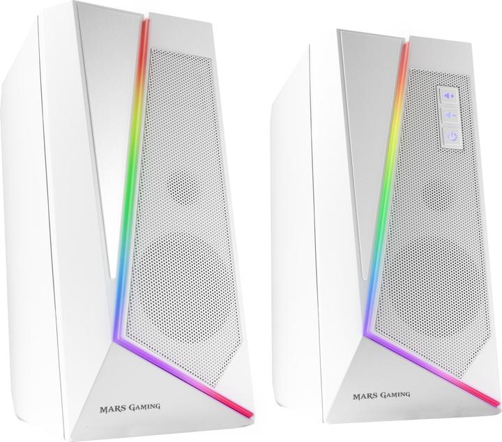 Image du produit Mars Gaming Enceintes Bluetooth Ms7 RGB (Blanc)