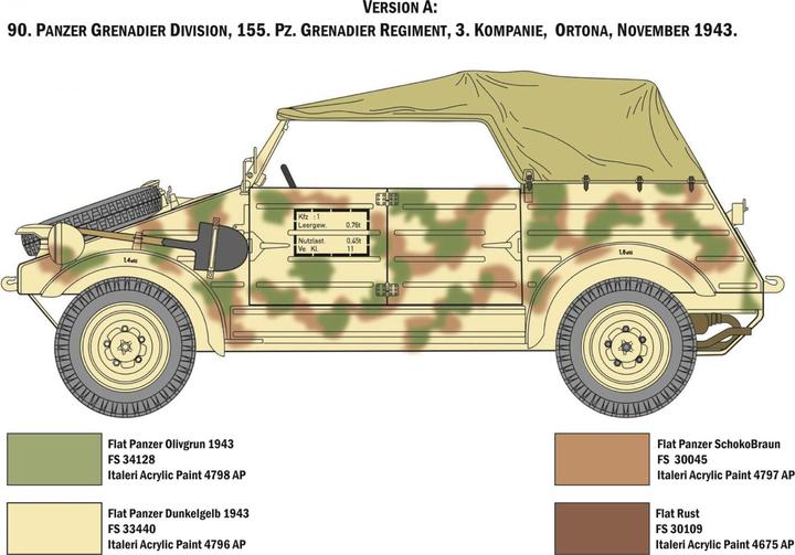 Produktbild 1:9 KDF. 1 Typ 82 Kübelwagen