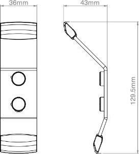 Actual product image Mountson MS31PW - Supporto a parete premium per Sonos Move (1 pcs., Wall installation, Not movable)