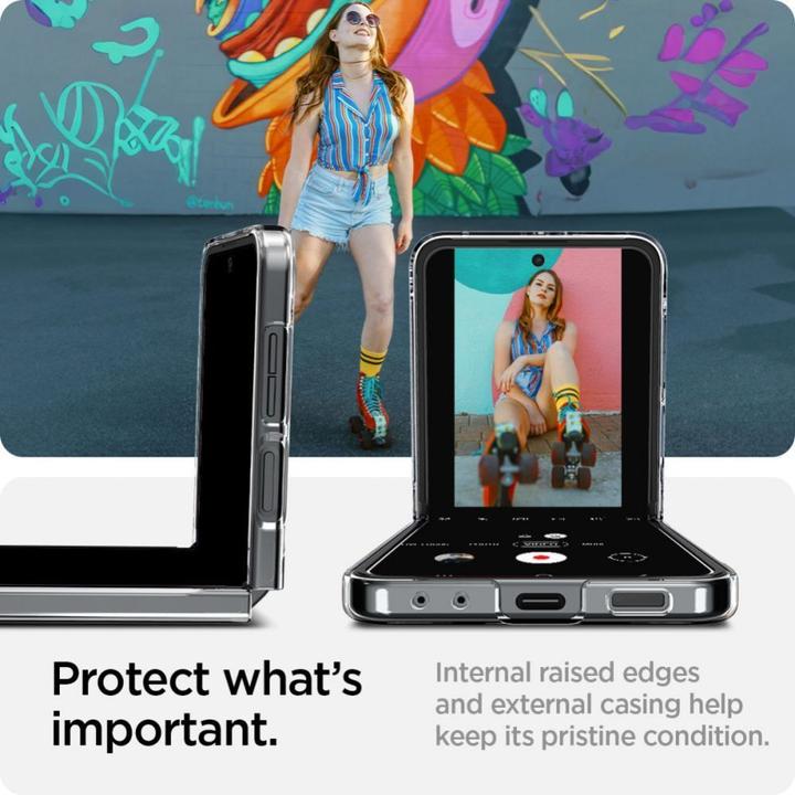 Productafbeelding Spigen Airskin PC Achtercover Transparant Samsung Galaxy Z Flip 6 (Samsung Galaxy Z Flip6)