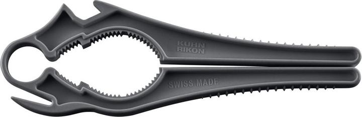 Actual product image Kuhn Rikon 5-in-1 Swiss Multi Opener grey (Plastic lidded bottle opener)