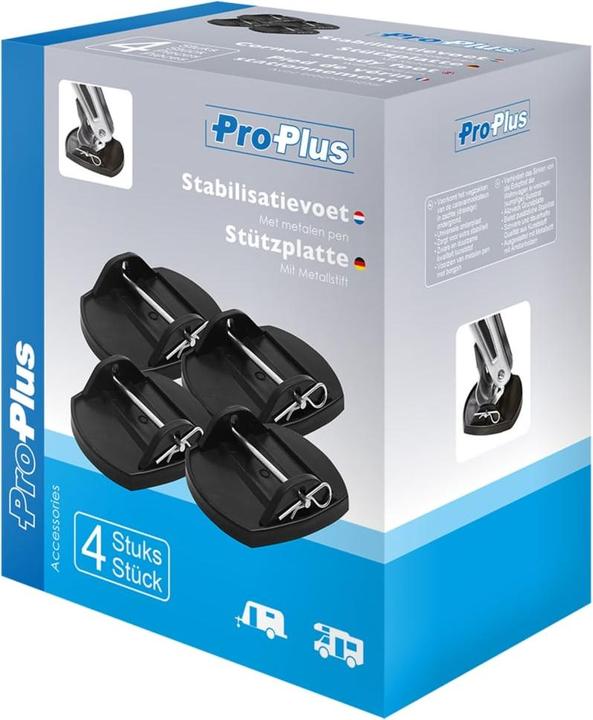 Produktbild ProPlus Stützplatten mit Metallstift Set von 4 Stück
