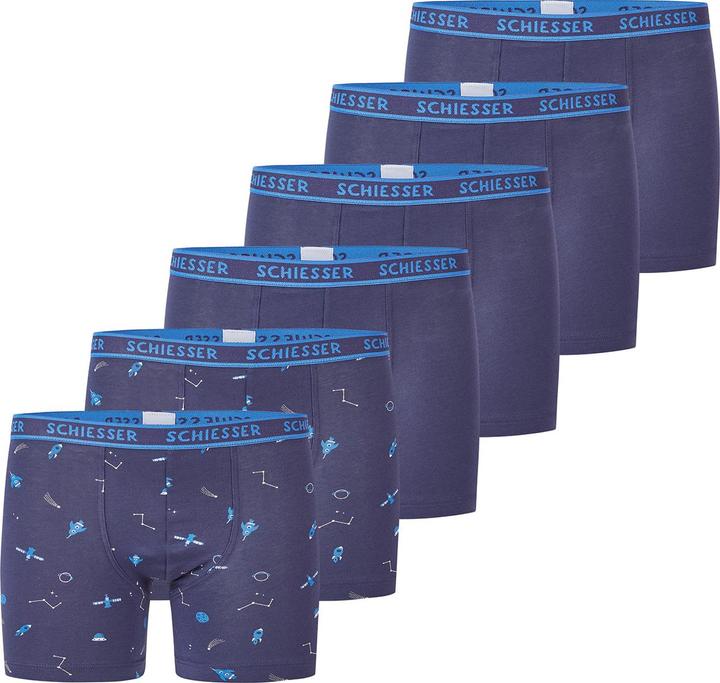 Produktbild Schiesser 6er Pack Kids Boys 95/5 Organic Cotton Shorts / Pants (116, 6er Pack)