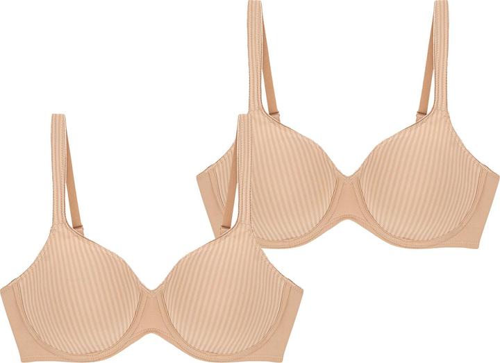 Immagine prodotto Triumph Reggiseno moderno Soft+Cotton con ferretto (95 C, Confezione da 2)