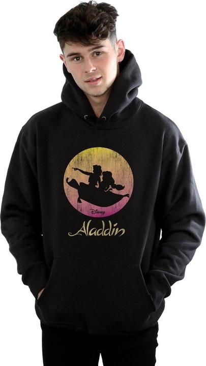 Immagine prodotto Disney Aladdin Flying Sunset Felpa con Cappuccio Uomo (S)