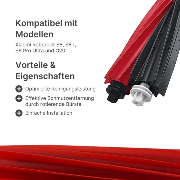 Image du produit Hermex Brosse principale alternative pour Xiaomi Roborock S8 S8+S8 Pro Ultra G20