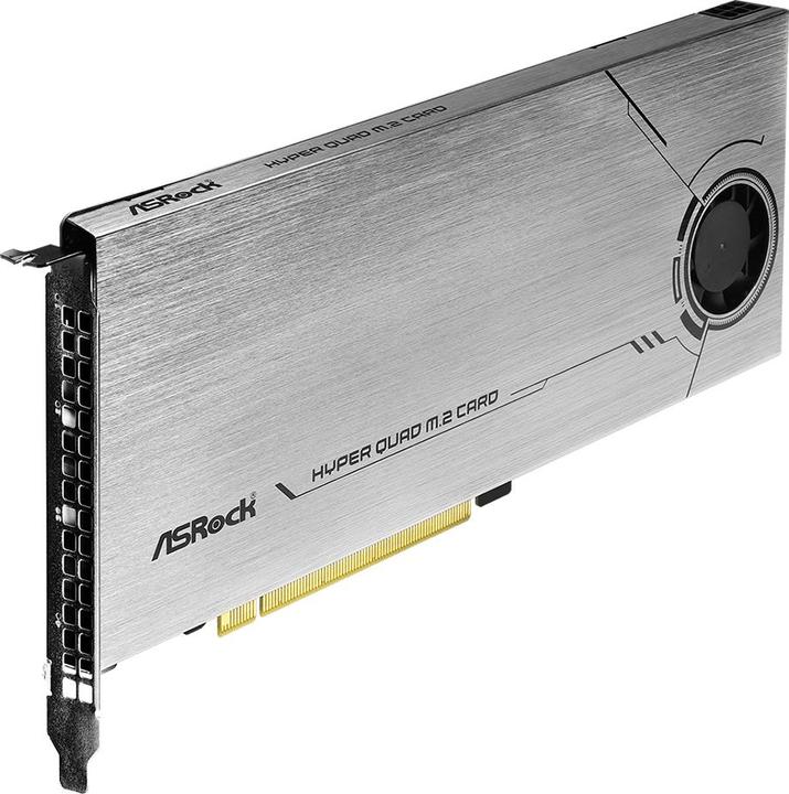 Actual product image AsRock Hyper Quad M.2 Card