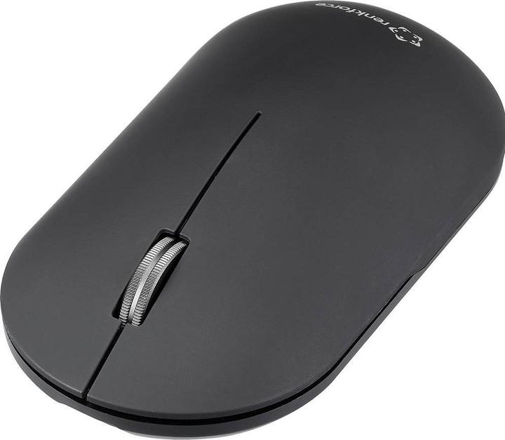 Actual product image Renkforce RF-WM-200-1 Maus Kabellos, Bluetooth® Optisch Schwarz 3 Tasten 4000 (Wireless)