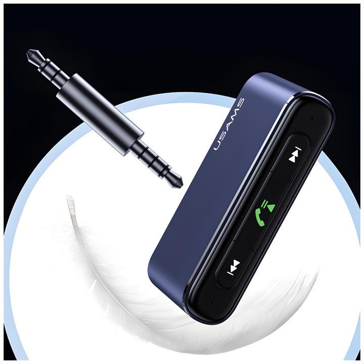 Produktbild Usams Adapter audio Bluetooth 5.0 - jack 3.5mm szarygrey SJ519JSQ01 US-SJ519 (Sender & Empfänger)