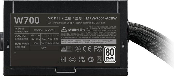 Actual product image Cooler Master Elite NEX 700W 230V (700 W)