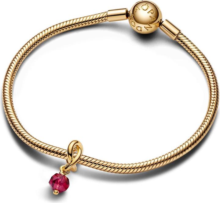 Actual product image Pandora Moments birthstone July (Metal, Gold plated)
