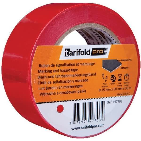 Actual product image Tarifold Floor marking tape 197703 50mmx33m rt (50 mm)