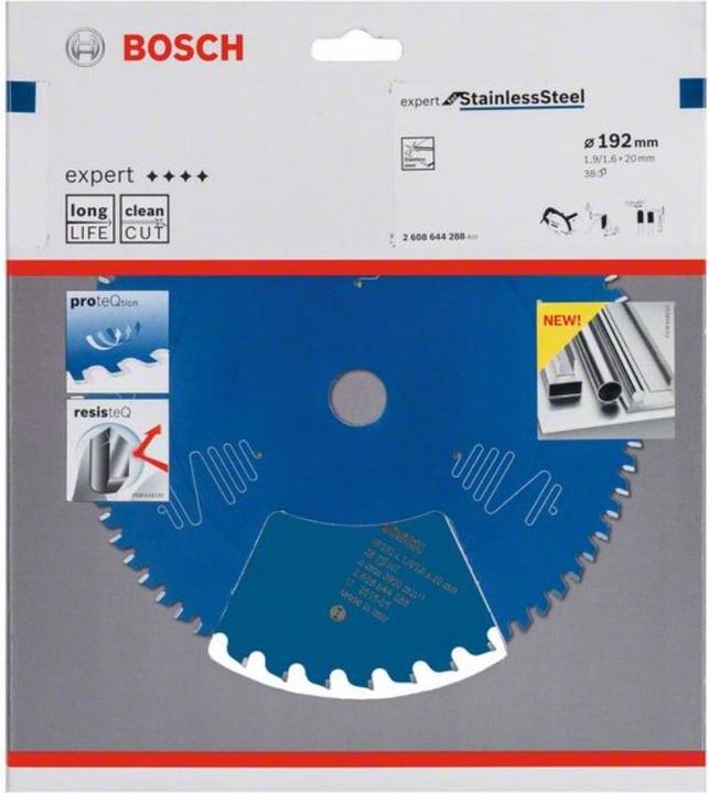 Image du produit Bosch Professional Zubehör Lame de scie circulaire Expert for Stainless Steel, 192 x 20 x 1,9 x 38