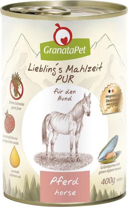 Actual product image Granatapet Liebling's Mahlzeit Pferd pur (Adult, 1 pcs., 400 g)