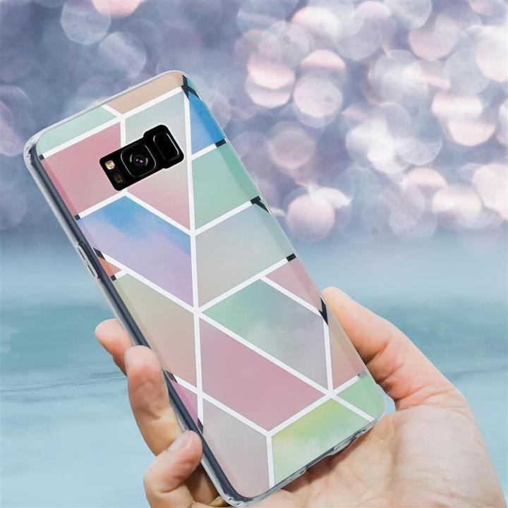 Produktbild Cadorabo IMD TPU Bunter Marmor Cover (Samsung Galaxy S8+)