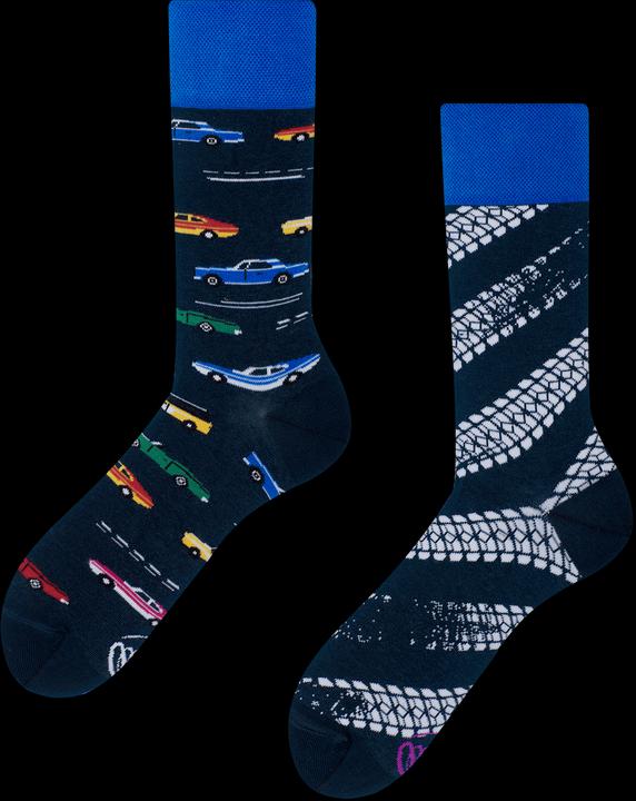 Produktbild Many Mornings Fast Cars Socken (43 - 46)