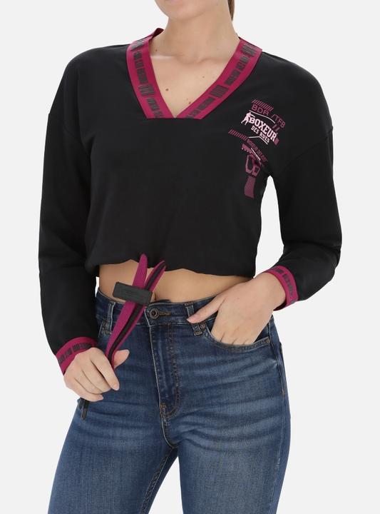 Actual product image Boxeur des Rues V Neck Sweatshirt Elastic Band (L)