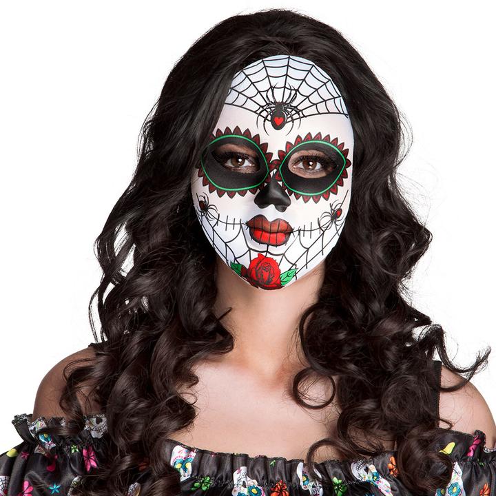 Image du produit Boland Masque Mrs Day Of The Dead : Dia De Los Muertos Demi-masque