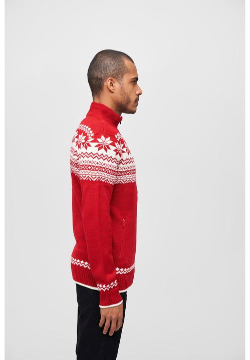 Produktbild Brandit Norwegian Strickjacke Grösse XL Farbe Rot (XL)