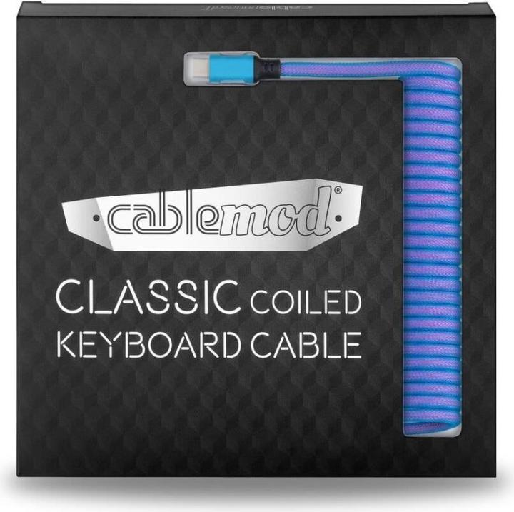 Image du produit CableMod Câble classique pour clavier USB-C vers USB type A, Galaxy (1.50 m, USB 2.0)