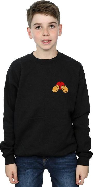 Actual product image Disney Boys Mickey Mouse Backside Breast Print Sweatshirt (128)