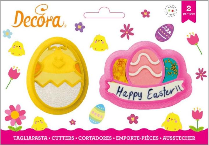 Immagine prodotto Decora Set di tagliabiscotti Pasqua 2 pezzi