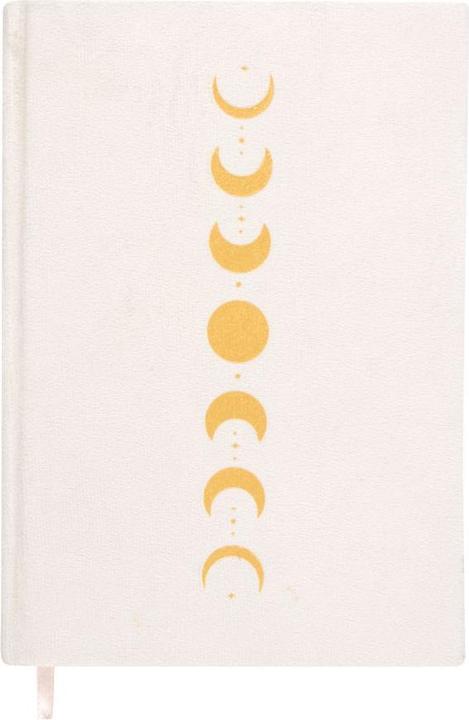 Something Different Moon Phases Velvet A5 Notebook (A5, Special ruling)