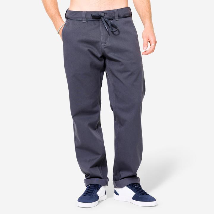 Actual product image Oxelo Hose Chino Skateboarding - CN500 Heavy grau (XL)