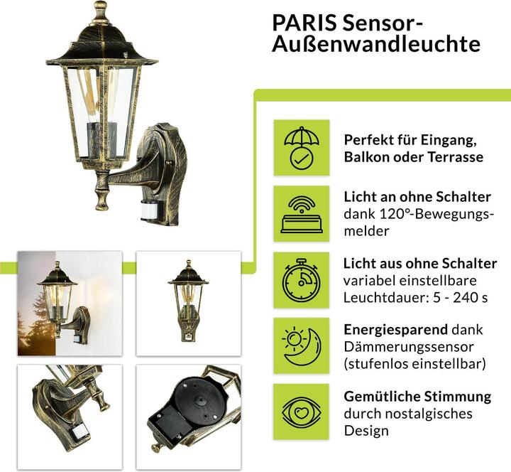Produktbild Licht-Erlebnisse Paris (E27, IP43)