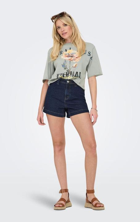 Produktbild Only ONLPARIS Hohe Taille Normal geschnitten Jeans-Shorts Jeans-Shorts (XS)