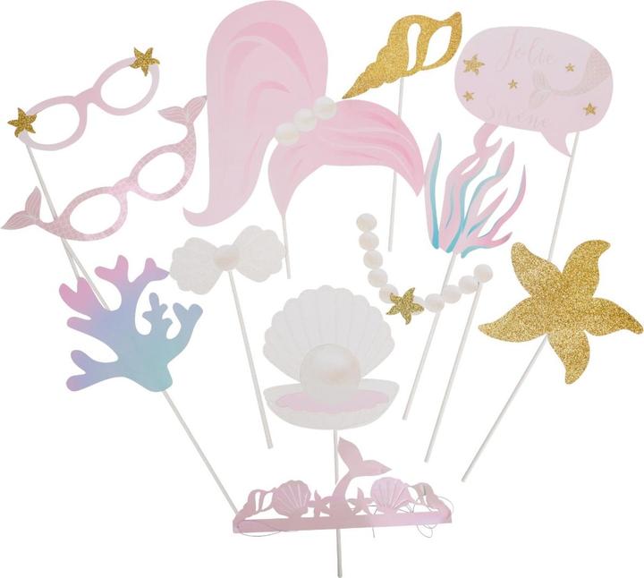 Actual product image Artifete Photobooth accessories - Mermaid (12pcs)