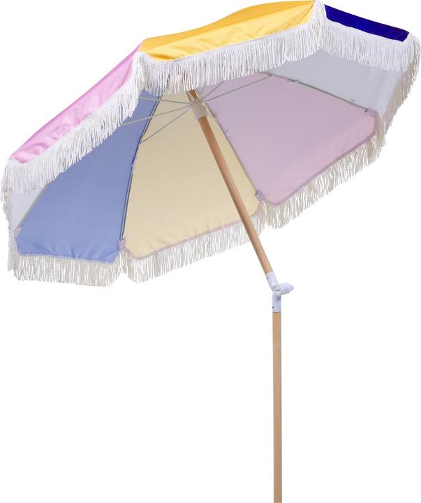 Actual product image Beliani Parasol ⌀ 150 cm colourful with valance MONDELLO (1.50 m)