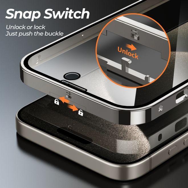Produktbild MU Classic 360 Grad Hülle Locking Edition (Apple iPhone 15 Pro)