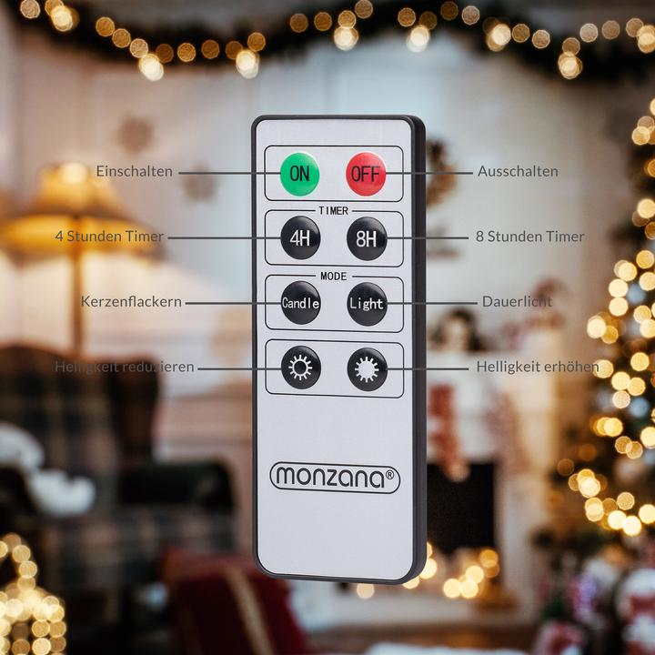 Produktbild Monzana Weihnachtsbaumkerzen (1 x)