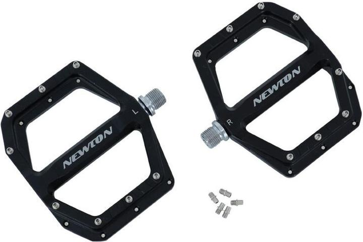 Actual product image Downhill pedals - bmx with cnc bearings 9-16 thread with removable aluminum pins