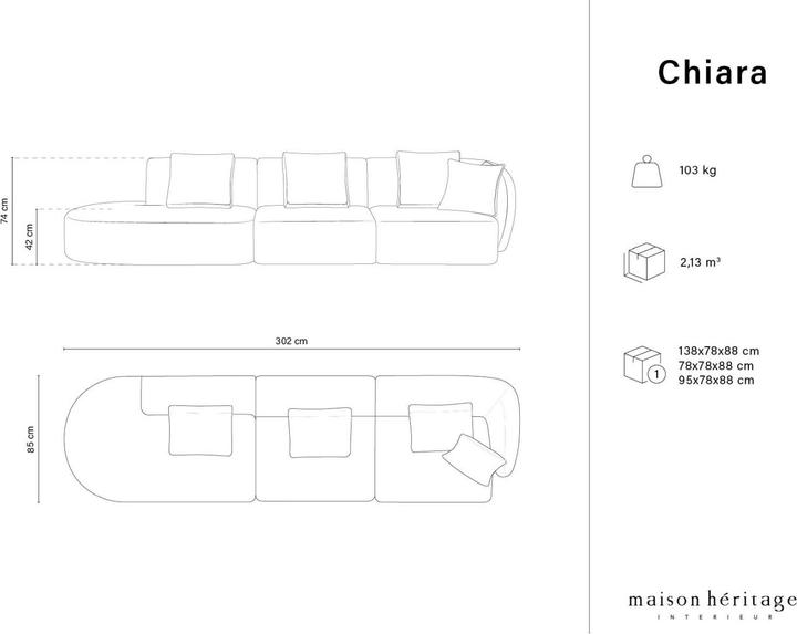 Image du produit Maison Heritage Chiara (2 places, 3 places, 4 places)