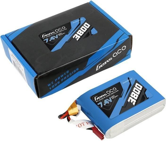 Actual product image Gens Ace GEA2S3800TXJS Radio-Controlled (RC) model part/accessory Battery (7.40 V, 3800 mAh)