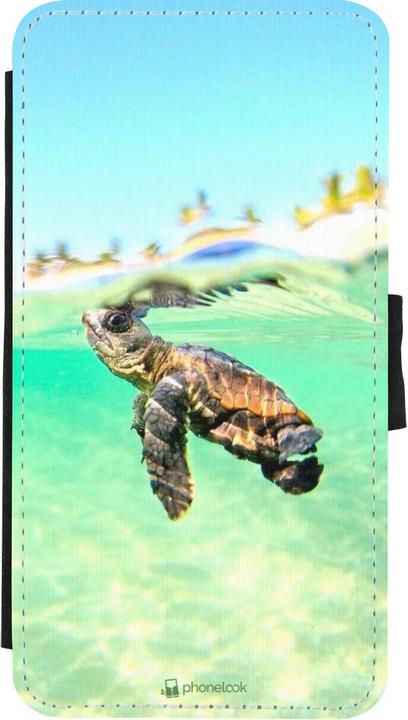 Produktbild PhoneLook Hülle Wallet schwarz Turtle Underwater (Apple iPhone X, Apple iPhone XS)