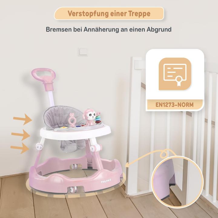 Actual product image Twinky Lauflernwagen mit Spielset & Bodenmatte