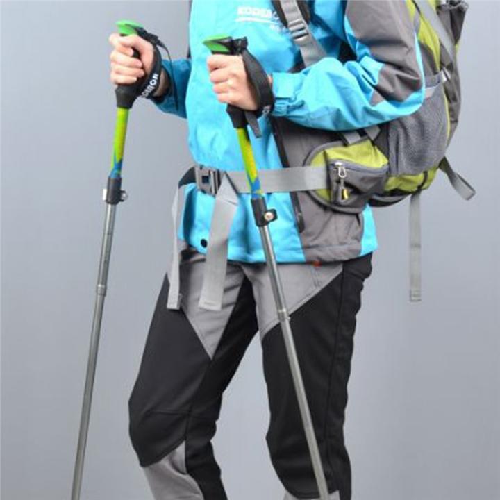 Immagine prodotto Stride Faltbarer Aluminium Trekking Wanderstock Nordic Walking Stock (107 - 125 cm)