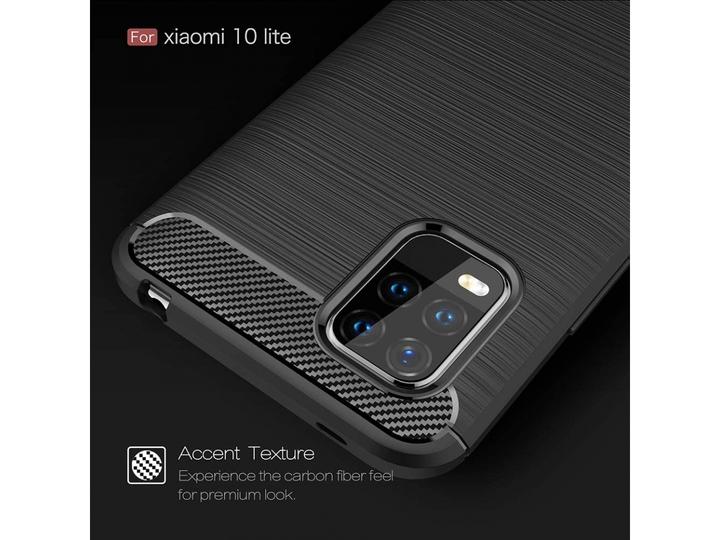 Image du produit Screenguard Xiaomi Mi 10 Lite Housse Carbon Brushed Soft TPU (Mi 10 Lite)